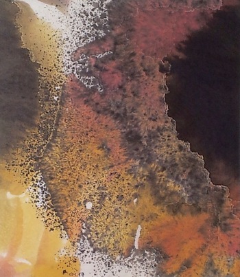 Encre et acrylique sur papier de riz